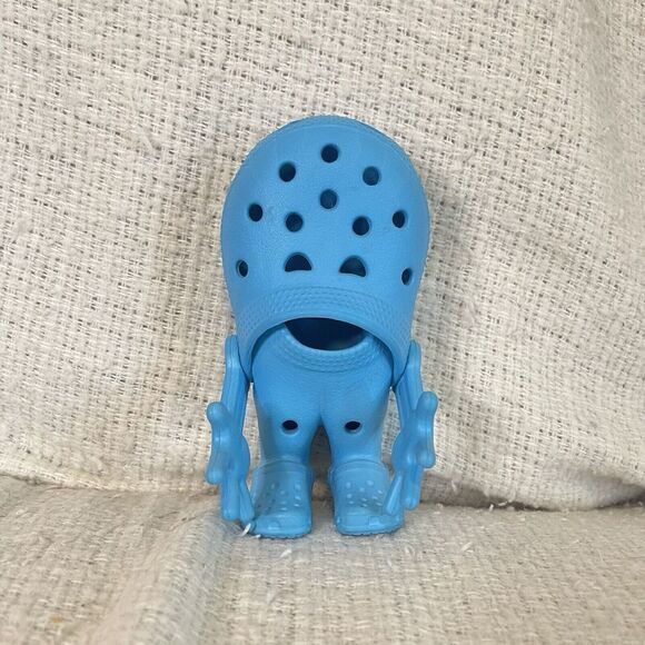 CROCS Croslite‎ Guy Jibbitz Blue Advertising Figure 5" Promotional Toy Rare - Picture 1 of 5